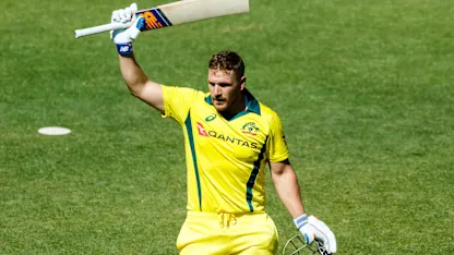 Logo of Aaron Finch fizzled off a bit after two match-winning knocks, one of which is a world record