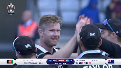 CWC19: AFG v NZ - Neesham's 5/31 rips through Afghanistan