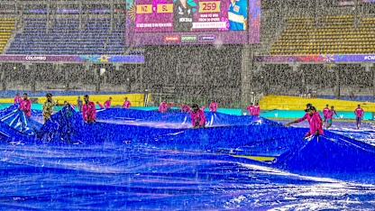 LIVE: Rain delays start of New Zealand innings in CWC25 tie