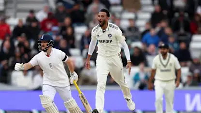 Logo of LIVE: Krishna strikes twice to bring India back in the game 