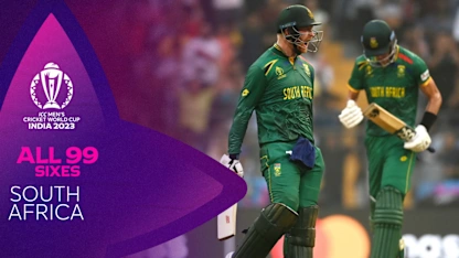 Logo of Every South Africa six at the World Cup | CWC23