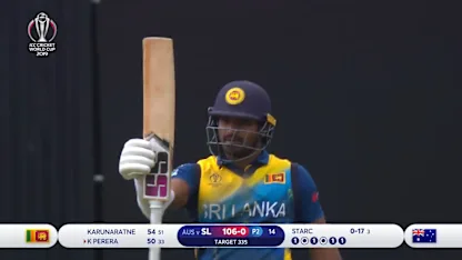 CWC19: SL v AUS - Kusal Perera batting highlights