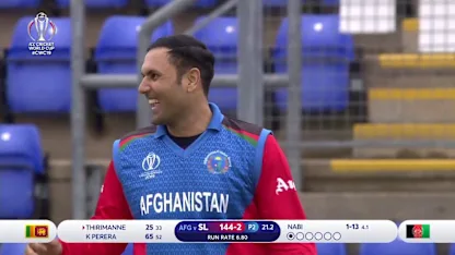 CWC19: AFG v SL - Nabi's magic over