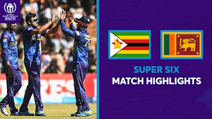 Logo of Sri Lanka clinch World Cup spot with emphatic win over Zimbabwe | CWC23 Qualifier