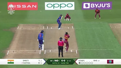 Yastika Bhatia pulls beautifully three times