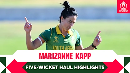 Logo of Highlights: Marizanne Kapp does the damage with five wickets
