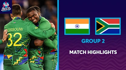 Logo of South Africa chase down India in low-scoring thriller | Match Highlights | T20WC 2022