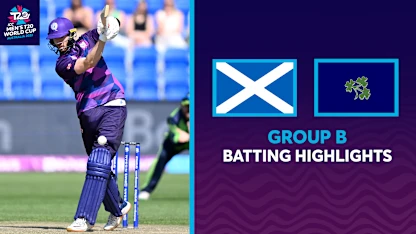 Logo of Michael Jones sets up Scotland with a strong total - Batting Highlights | Scotland v Ireland | T20WC 2022