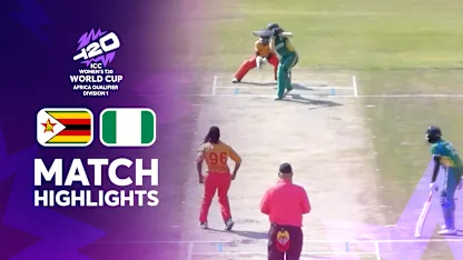Zimbabwe v Nigeria | Match Highlights | ICC Women's T20WC Africa Qualifier Division 1 thumbnail