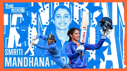 Logo of Smriti Mandhana | India's star opener | 100% Cricket