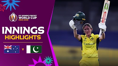 Mooney's century rescues Australia after Pakistan's spin masterclass | Innings Highlights | CWC25