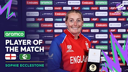 Ecclestone pulls the strings against Ireland | Aramco POTM Highlights | Women's T20WC 2026