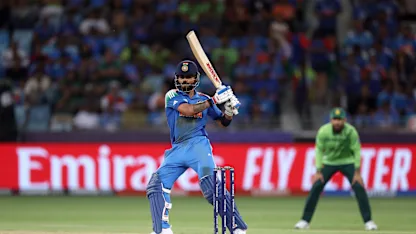 Logo of Kohli-Abrar share a poignant moment | PAK v IND | Champions Trophy 2025
