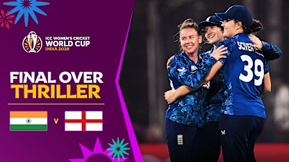 Relive the thrilling final over between India and England | CWC25