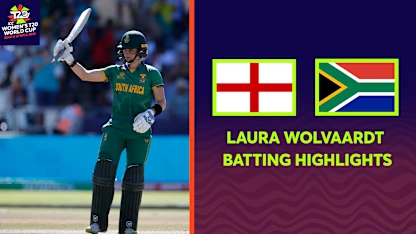 Logo of Wolvaardt hits fantastic fifty for South Africa against England | Women's T20WC 2023