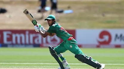 Logo of Afif Hossain Dhrubo of Bangladesh batting