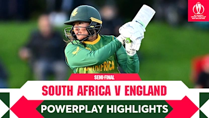 M30 Powerplay Highlights: South Africa v England