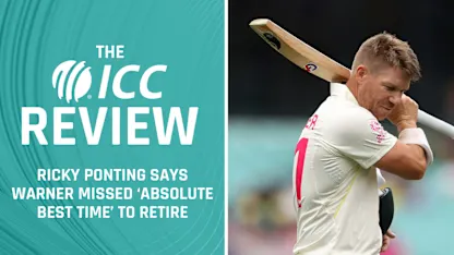 Logo of Ricky Ponting believes David Warner missed the best time to retire | The ICC Review