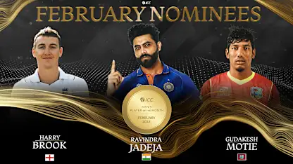 Logo of ICC Men's Player of the Month nominees for February 2023 revealed