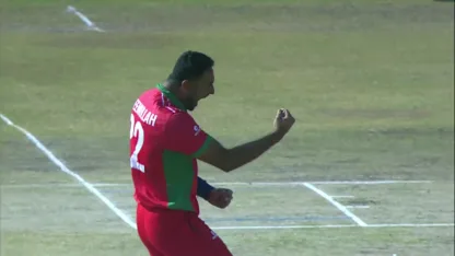 Craig Ervine - Wicket - Zimbabwe vs Oman