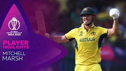 Logo of Mitchell Marsh hits highest ODI score on his birthday | CWC23