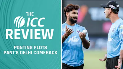 Logo of Ponting on Pant's Delhi return | ICC Review
