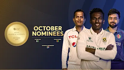 Nominees for ICC Men’s Player of the Month for October 2025