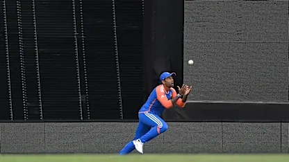 Logo of Unbelievable catch from SKY | SA v IND | T20WC 2024 Final
