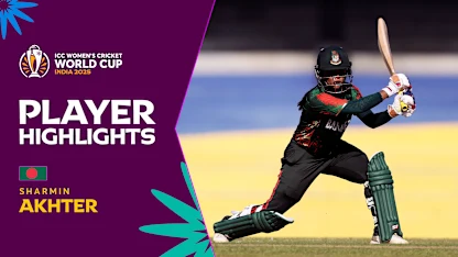 Sharmin Akhter's front foot masterclass | Player Highlights | CWC25