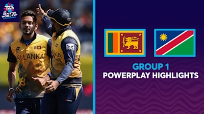 Powerplay Highlights | Sri Lanka v Namibia | T20WC 2022