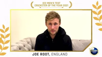 Logo of The ICC Men’s Test Cricketer of the Year: Joe Root acceptance speech