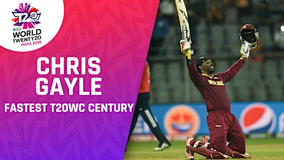 Logo of Chris Gayle: Fastest T20WC Ton