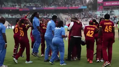 Logo of Sammy, Ambrose celebrate WI Women's triumph