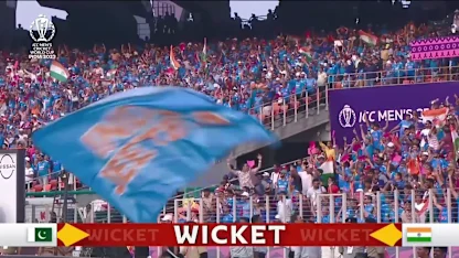 Hasan Ali - Wicket - India vs Pakistan