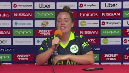 Logo of An emotional Laura Delany expresses her frustation following defeat to Pakistan