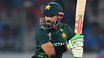 Logo of Record-breaking Rizwan the 'backbone' for Pakistan | CWC23