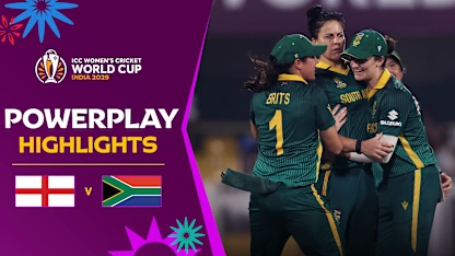 South Africa's early breakthroughs dent England's chase | Powerplay Highlights | CWC25