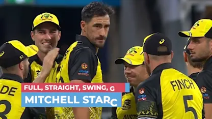 Logo of Nissan POTD: Starc cleans up the stumps