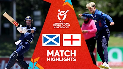 Logo of Scotland v England | Match Highlights | U19 CWC 2024