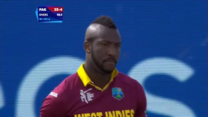 Andre Russell , 3-33 vs Pakistan