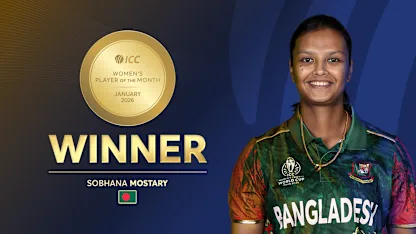 ICC Women’s Player of the Month for January 2026 announced