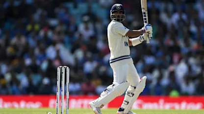 Logo of Highlights – Rahane's gritty knock helps India avoid follow-on | WTC23 Final