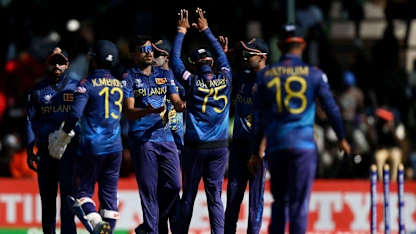 Winning moment: Tournament champions Sri Lanka seal emphatic victory | CWC23 Qualifier