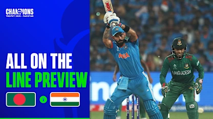 Logo of All on the Line Preview | BAN v IND | Champions Trophy 2025
