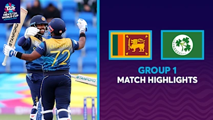 Logo of Sri Lanka thump Ireland to make Super 12 statement | Match Highlights | T20WC 2022