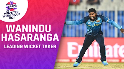 Logo of Wanindu Hasaranga: Most Wickets at T20WC 2021