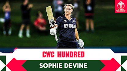 Logo of Highlights: Sophie Devine's brilliant ton in CWC22 opener