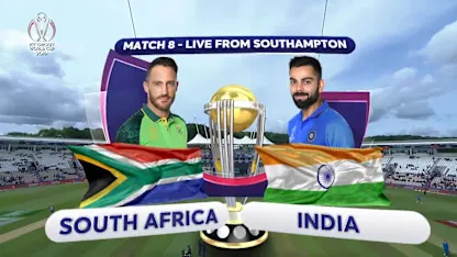 CWC19: SA v IND - First innings highlights
