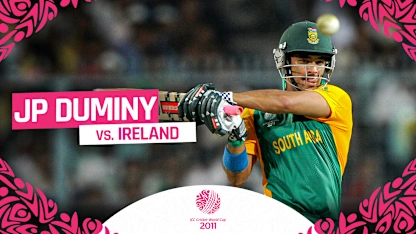 Logo of CWC11: JP Duminy saves the day with bittersweet 99