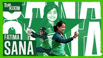 Logo of Fatima Sana | Pakistan's rising sensation | 100% Cricket